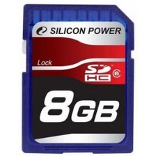 8 Gb Silicon Power Class 10 SDHC Card